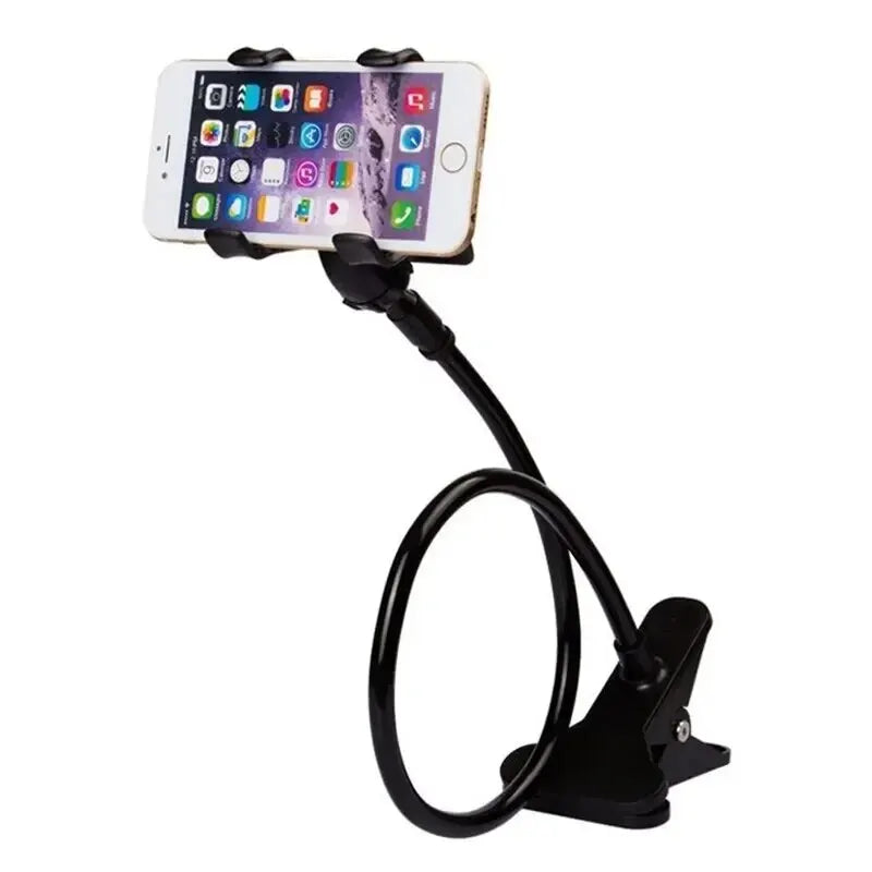 Suporte LONGO alcance com clip, para celulares, desktop, iphone, samsung, xiaomi. Flexível e portátil.